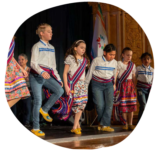 Dancers performing